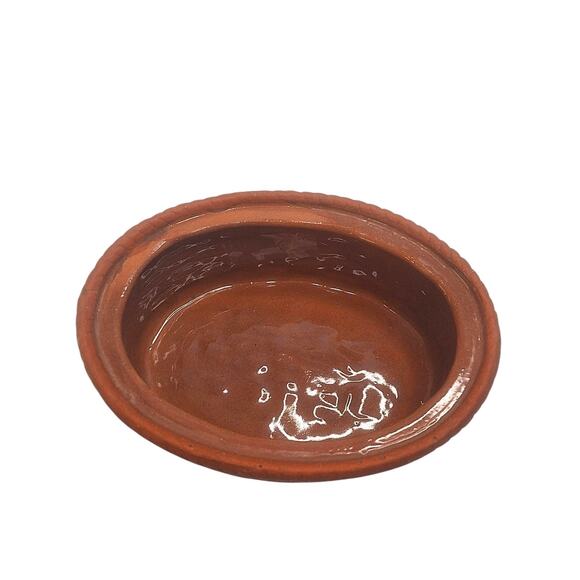 Oval Basket Weave Ceramic Pig Lid Nesting Trinket Box Vintage Hand Painted 5x5x4 - Picture 5 of 7